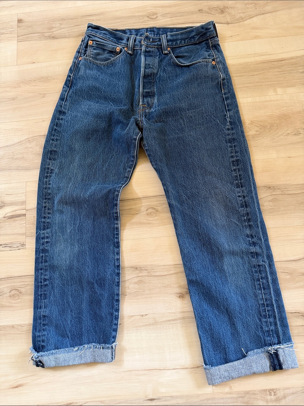Levi's Relaxed Straight-Leg Blue Denim Jeans